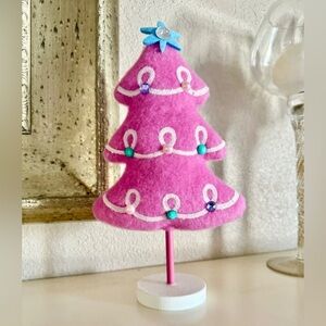 New Target Wondershop 12” Pink Christmas Tree w/ Rhinestones & Glitter Base